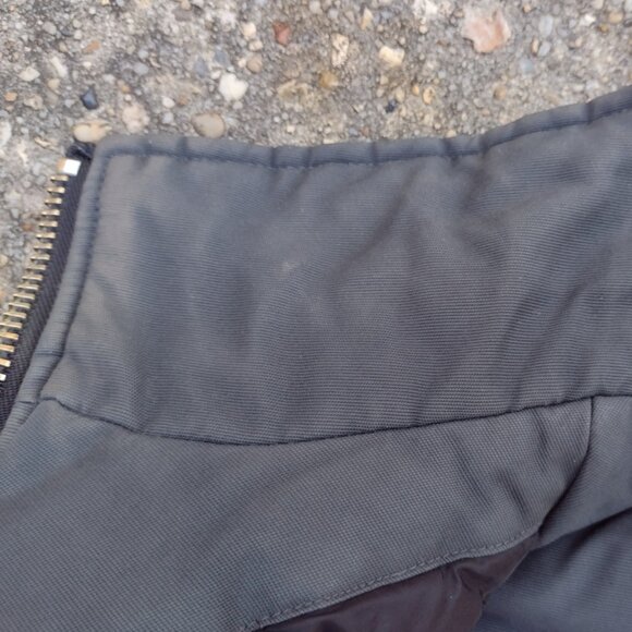 Moose Knuckles Gray Down Parka Coat Women’s Knee Length High Collar Warm - Picture 14 of 14